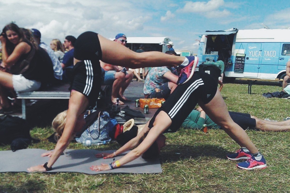 yoga, fitness, roskilde festival, simply fit, simply fitness, street yoga, festival spirit, summer, fun, style, outfit of the day, ootd, costume, copenhagen